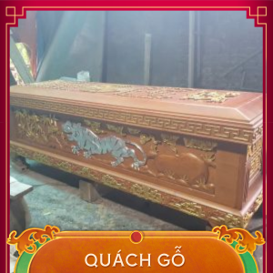 Hậu sự gỗ Ngọc Am đục tả Bạch Hổ #1
